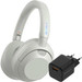 Sony ULT Wear Blanc + BlueBuilt Quick Charge Chargeur avec Port USB-A 18 W Noir Main Image