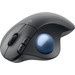 Logitech ERGO M575S Wireless Trackball Muis Zwart voorkant