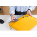 BlueBuilt Laptop Sleeve Width 33cm 14 inches M Yellow product in use