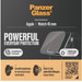 PanzerGlass Apple Watch Series 8 and 7 45mm Screen Protector Glass Black packaging