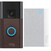 Ring Battery Video Doorbell Bronze + Chime Main Image