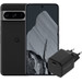 Google Pixel 8 Pro 128GB Black 5G + BlueBuilt Charger with USB-C Port 30W Zwart Main Image