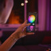 Philips Hue Xamento badkamer inbouwspot White and Color - Zwart - Rond product in gebruik