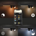 Philips Hue Centris Opbouwspot White and Color - Zwart - Rechthoek - 2-Spots product in gebruik