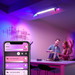 Philips Hue Centris Opbouwspot White and Color - Wit - Rechthoek - 4-spots product in gebruik