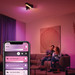 Philips Hue Centris Spot Monté en Surface White and Color - Noir - En croix - 3 spots produit à l'usage