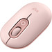 Logitech Pop Draadloze Muis Roze voorkant