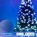 Twinkly Smart Kerstverlichting Wit en Kleur met 400 lampjes product in gebruik