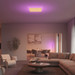 Philips Hue Datura Paneellamp - White and Color - Vierkant - Wit product in gebruik