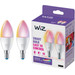 WiZ Kaarslamp - Wit en Gekleurd Licht - E14 - 2-pack Main Image