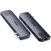 Sitecom MacBook Air Multiport Hub 6 in 2 Grijs voorkant