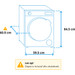 Wisberg WBDR1400A38BNB visual Coolblue 1