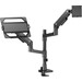 ACT AC8341 Monitorarm 49 inch met gasveer voor 1 monitor met laptophouder voorkant