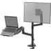 ACT AC8341 Monitorarm 49 inch met gasveer voor 1 monitor met laptophouder Main Image