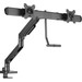 ACT AC8344 Monitorarm 32 inch met gasveer en crossbar voor 2 monitoren linkerkant