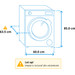 Samsung WW90T534AAWCS2 visual Coolblue 1