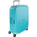 Samsonite S'Cure Spinner 55cm + 69cm Aqua Blue Suitcase Set front