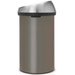 Brabantia Touch Bin 60 Liter Platinum 