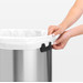 Brabantia Touch Bin 60L Stainless Steel Fingerprint-Proof + Trash Bags (120 units) detail