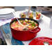 Staub Cocotte Ronde 26 cm Rouge Cerise produit à l'usage