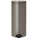 Brabantia NewIcon Pedal Trash Can 30L Platinum Main Image