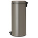 Brabantia NewIcon Pedal Trash Can 30L Platinum 