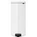 Brabantia NewIcon Pedal Trash Can 30L White Main Image