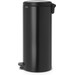 Brabantia NewIcon Poubelle à Pédale 30 Litres Matt Black 