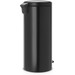 Brabantia NewIcon Poubelle à Pédale 30 Litres Matt Black arrière