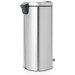 Brabantia NewIcon Pedaalemmer 30 Liter Matt Steel achterkant