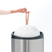 Brabantia Touch Bin 40L Platinum/Matt Steel Lid product in use