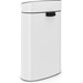 Brabantia Touch Bin 40 Litres White + Sacs Poubelle (120 pièces) arrière