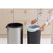 Brabantia Touch Bin 30 Litres Matt Steel produit à l'usage