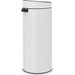 Brabantia Touch Bin 30 Litres White + Sacs Poubelle (120 pièces) arrière