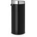 Brabantia Touch Bin 30L Matte Black + Trash Bags (120 units) back