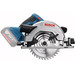 Bosch Professional GKS 18V-57 G + 4,0 Ah GBA accu en snellader linkerkant