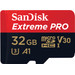 SanDisk microSDHC Extreme Pro 32GB 100MB/s A1 U3 + SD adapter front