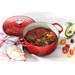 Le Creuset Signature Round Dutch Oven 24cm Cerise product in use