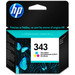 HP 343 Cartouches Lot de 3 Couleurs Main Image