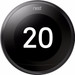 Google Nest Thermostat Noir avant