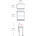 Simplehuman Rectangular Liner Pocket 24 + 34 Liter Rvs visual leverancier
