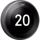 Google Nest Thermostat Noir