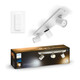 Philips Hue Runner 3 Spots Montés en Surface White Ambiance Blanc + Variateur