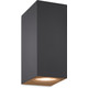 WiZ Up & Down Wall Lamp Black - Colored and White Light - GU10