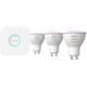 Philips Hue GU10 3-pack + Bridge starterkit