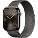 Apple Watch Series 10 4G 46mm Titanium Black Milanese Watch Strap S/M