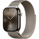 Apple Watch Series 10 4G 46mm Titanium Silver Milanese Watch Strap M/L