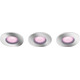 Philips Hue Xamento Spot Encastré pour Salles de Bain White and Color - Chrome - Rond Lot de 3