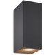 WiZ Up and Down Wandlamp - Wit en Gekleurd Licht - zwart