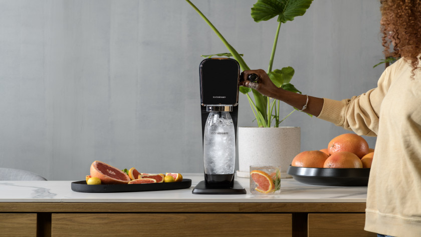 SodaStream noire à l'usage